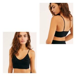 Free People Black Candy Seamless Bra